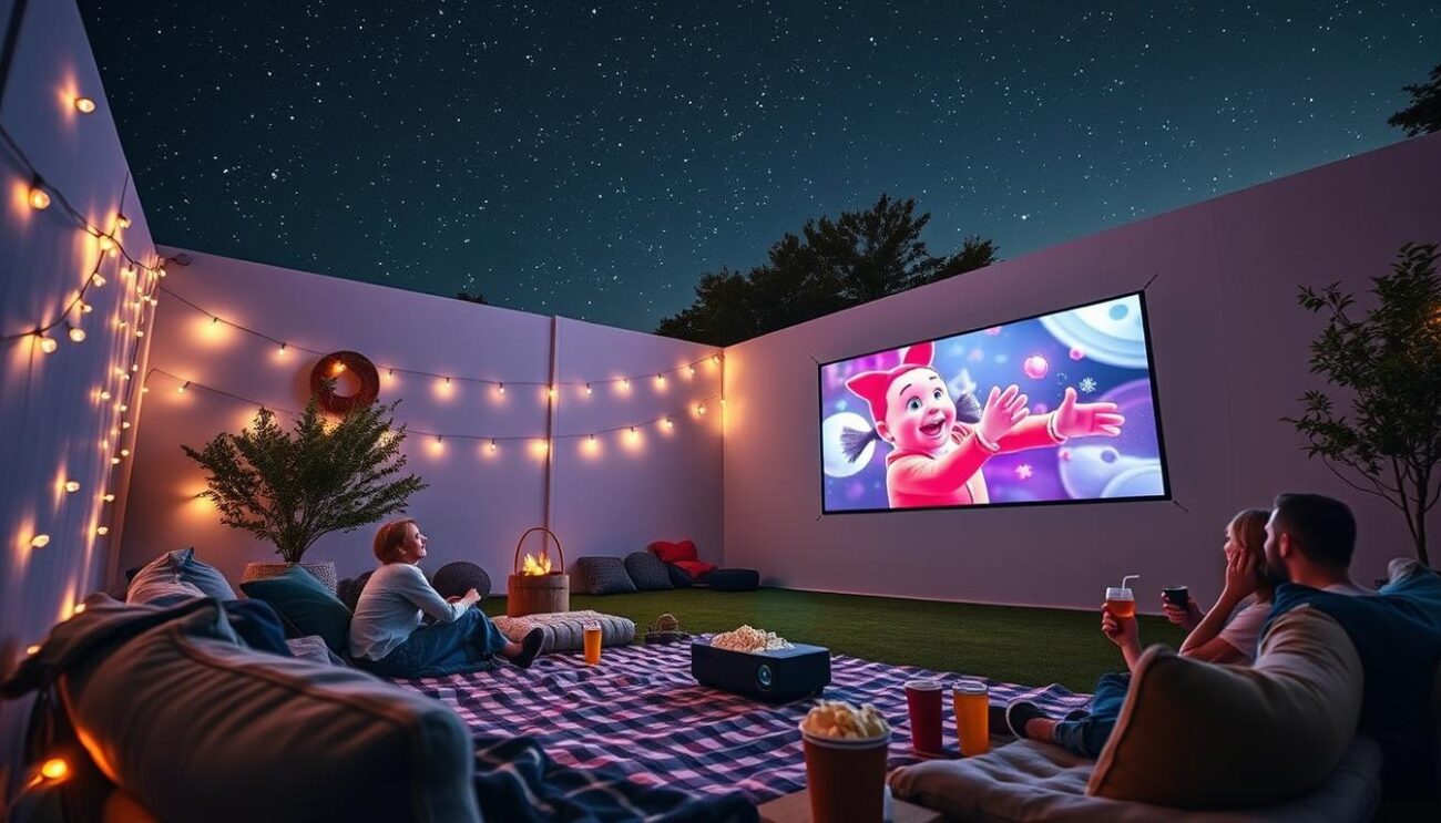 outdoor projector