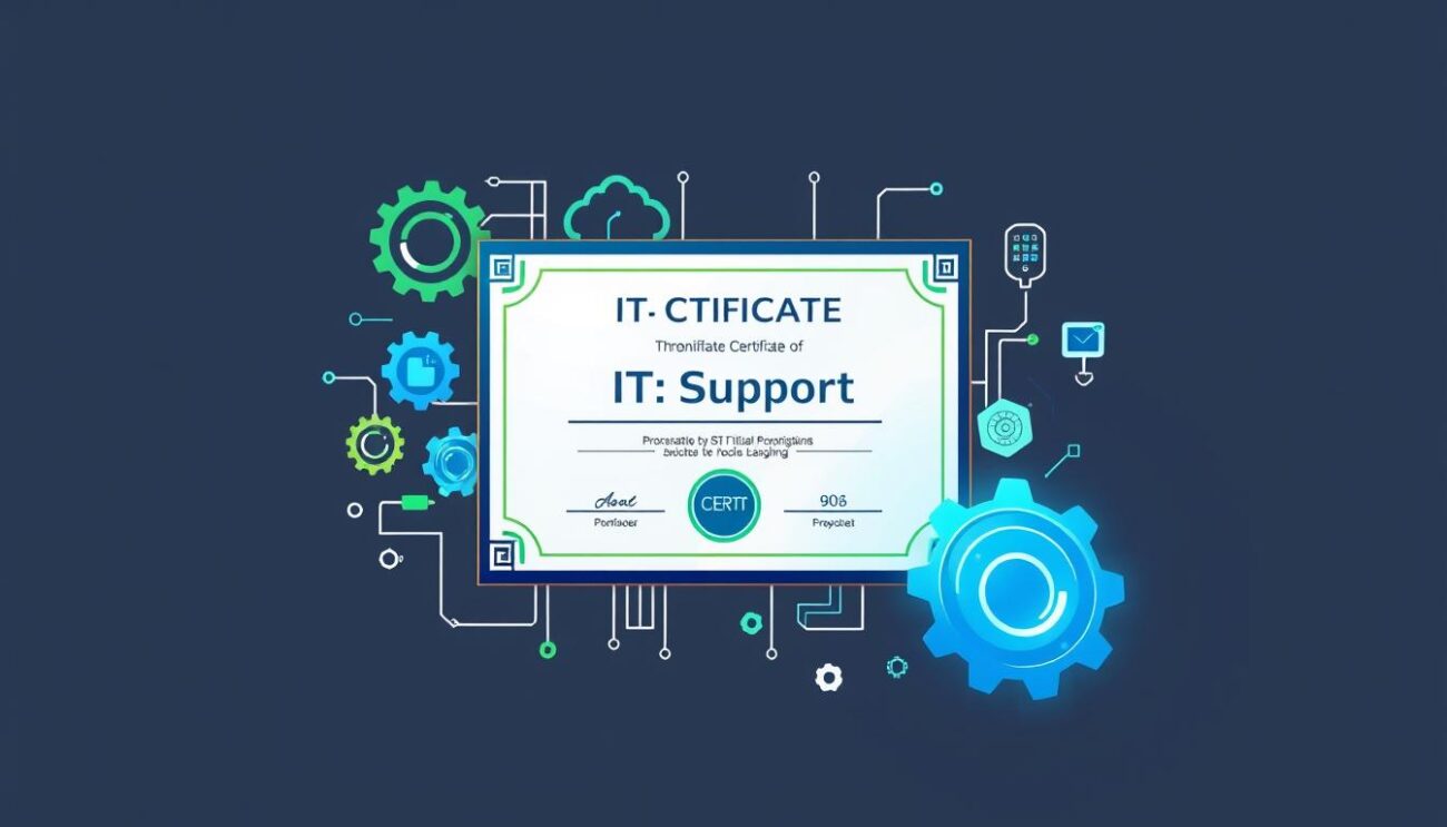 IT support certification from Google